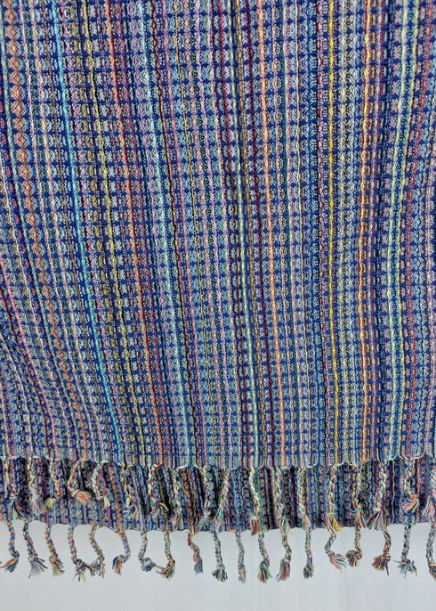 Zuma Stripe Turkish Beach Towel – 100% Organic Turkish Cotton, Raised Waffle Weave, Quick - Dry, 40” x 70” - The Bali Market